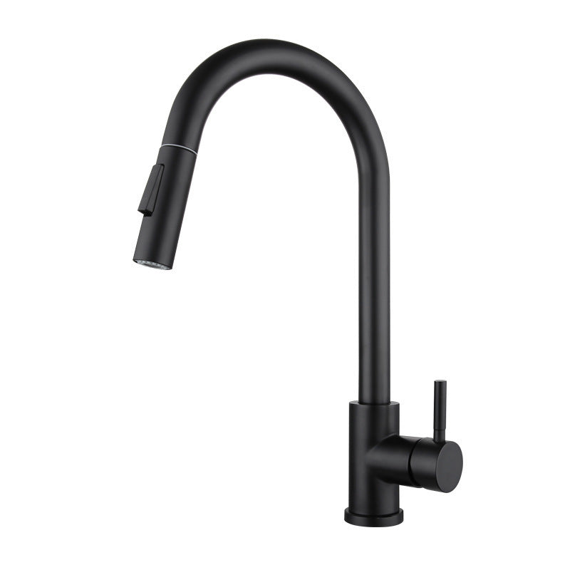 Kitchen Stainless Steel Pull-out Retractable Faucet