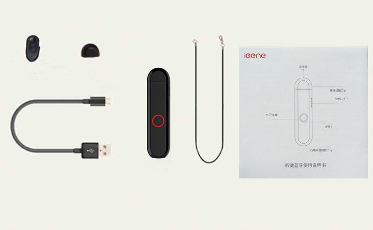Listening button A1 Wired wireless Bluetooth headset