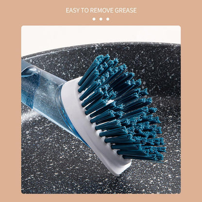 Multifunctional Long Handle Dish Brush with Oily Sponge