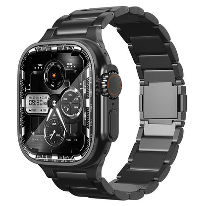 Women's Electronic Magnetic Snap Titanium Alloy Watch Strap