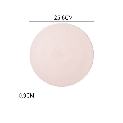 Home Simple Matte Round Sushi Plate