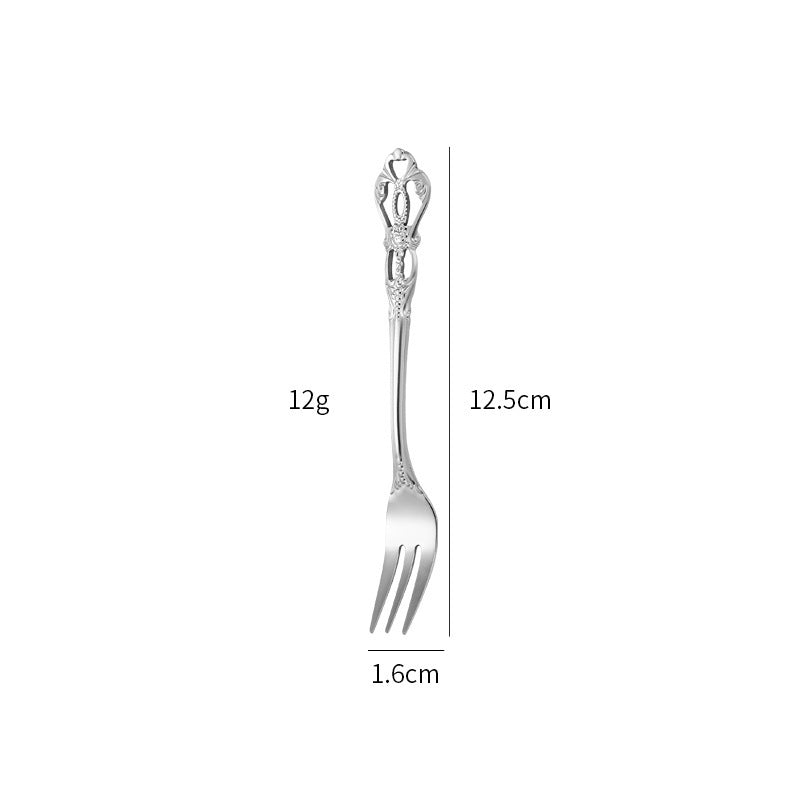Gold-Plated Stainless Steel Cutlery Set