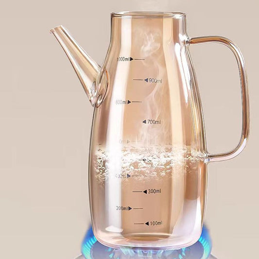 Kitchen Oiler Borosilicate Glass Condiment Bottle
