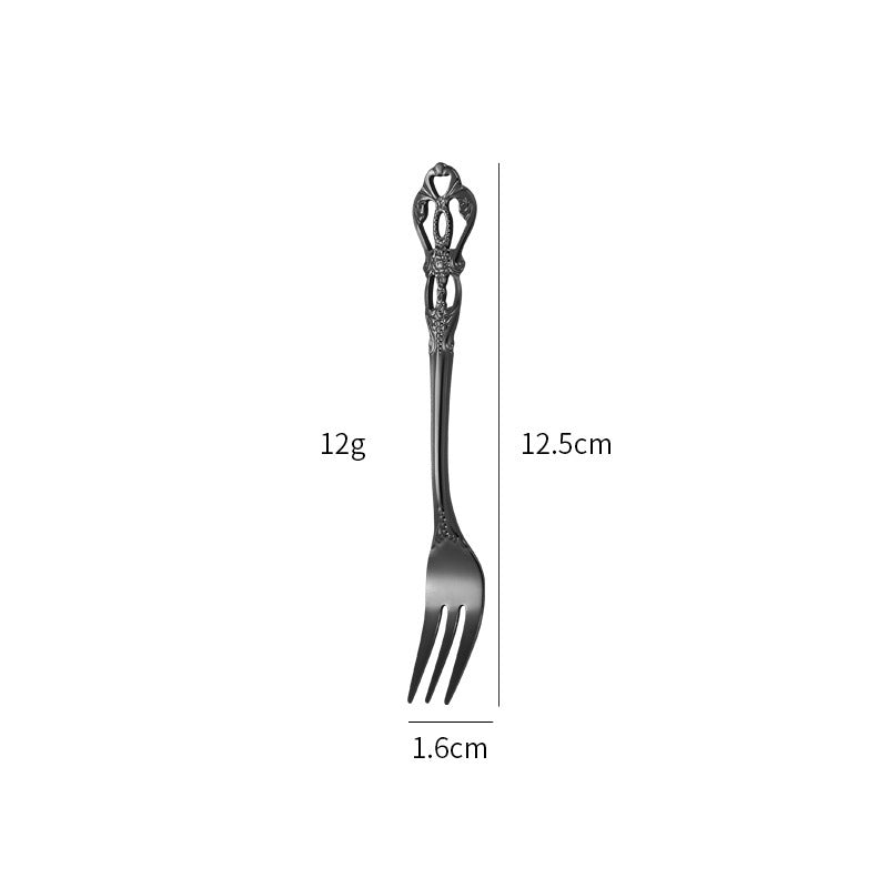 Gold-Plated Stainless Steel Cutlery Set