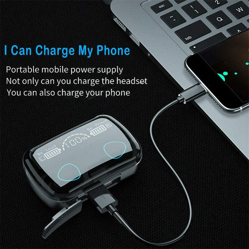 TWS Bluetooth 5.0 Waterproof Sport Earbuds