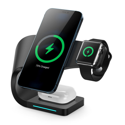 Multi-Function Magnetic Wireless Charging Stand, 15W Fast Charge