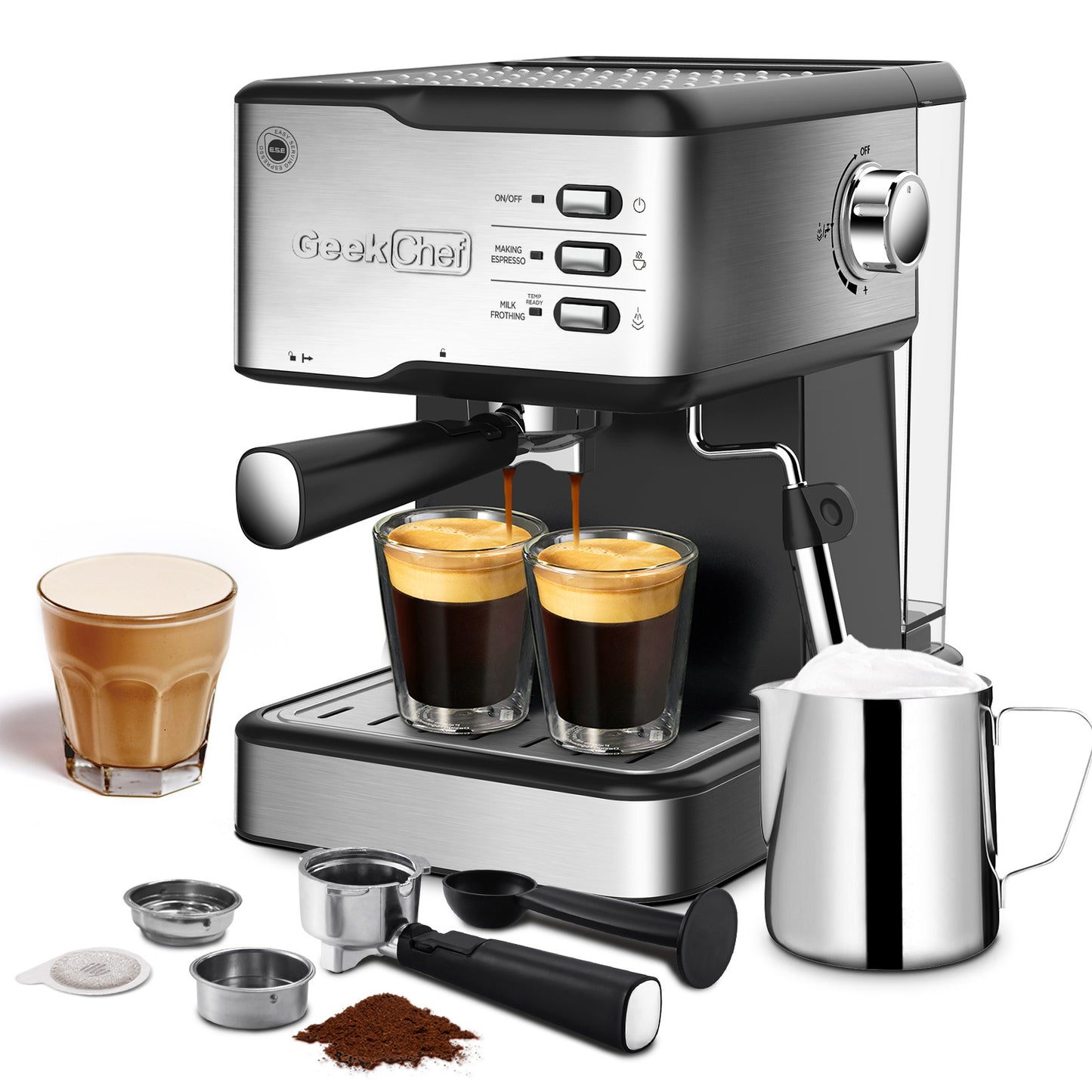 Geek Chef 20 Bar Espresso Machine