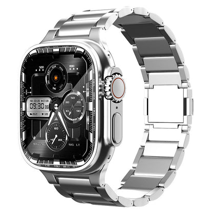 Women's Electronic Magnetic Snap Titanium Alloy Watch Strap
