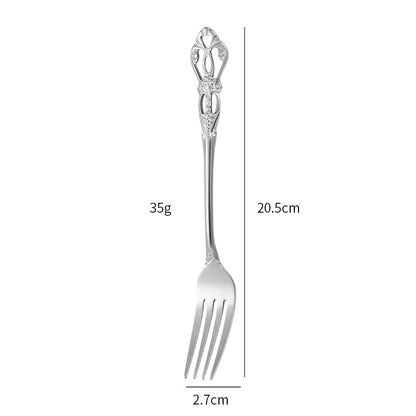 Gold-Plated Stainless Steel Cutlery Set