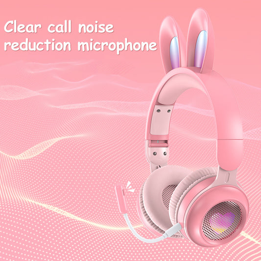 Wireless Rabbit Ear Luminous Extendable Headphones
