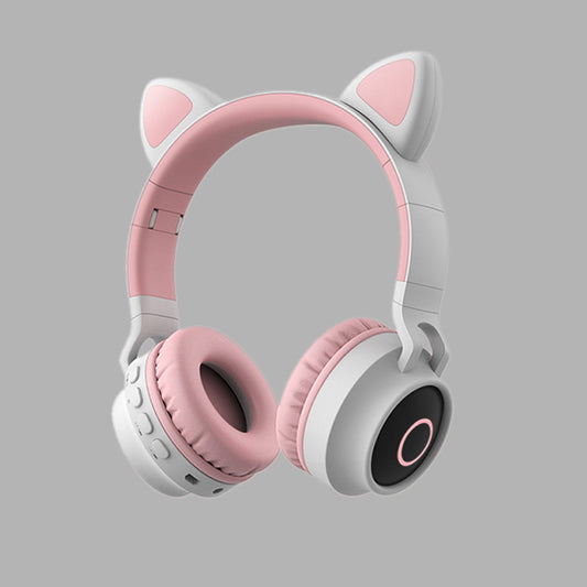 LED Cat Ear Wireless Bluetooth Headphones