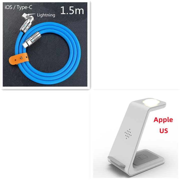 3-in-1 Fast Charging Wireless Stand & Dock