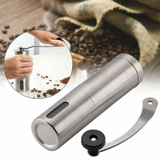 Hand Crank Stainless Steel Burr Coffee Grinder