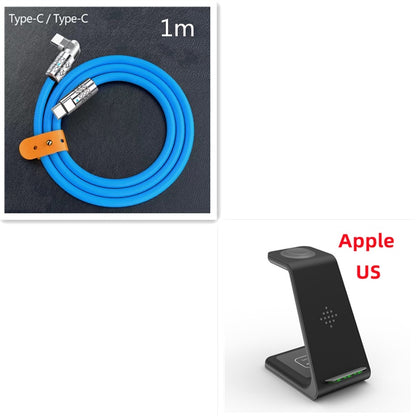3-in-1 Fast Charging Wireless Stand & Dock
