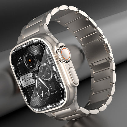 Women's Electronic Magnetic Snap Titanium Alloy Watch Strap