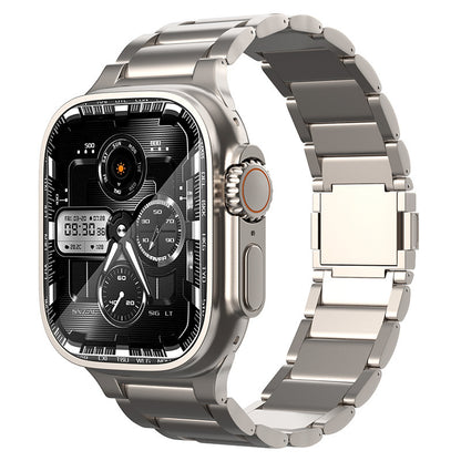 Women's Electronic Magnetic Snap Titanium Alloy Watch Strap