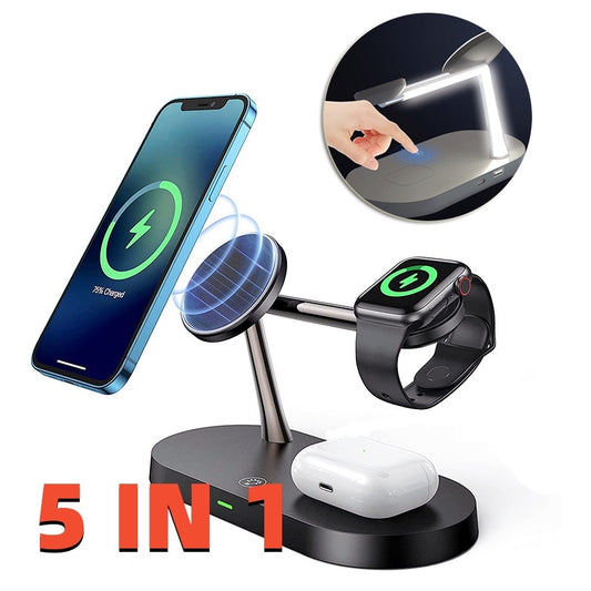"5-in-1 Magnetic Wireless Charging Station