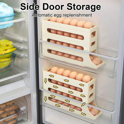 4-Layer Automatic Egg Roller Storage Tray