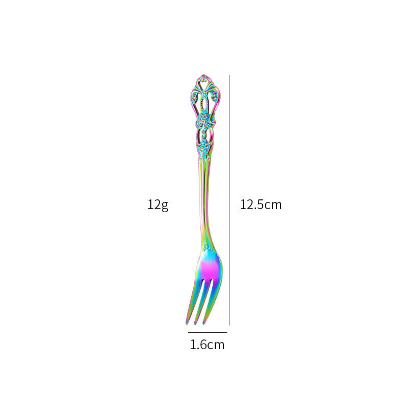Gold-Plated Stainless Steel Cutlery Set