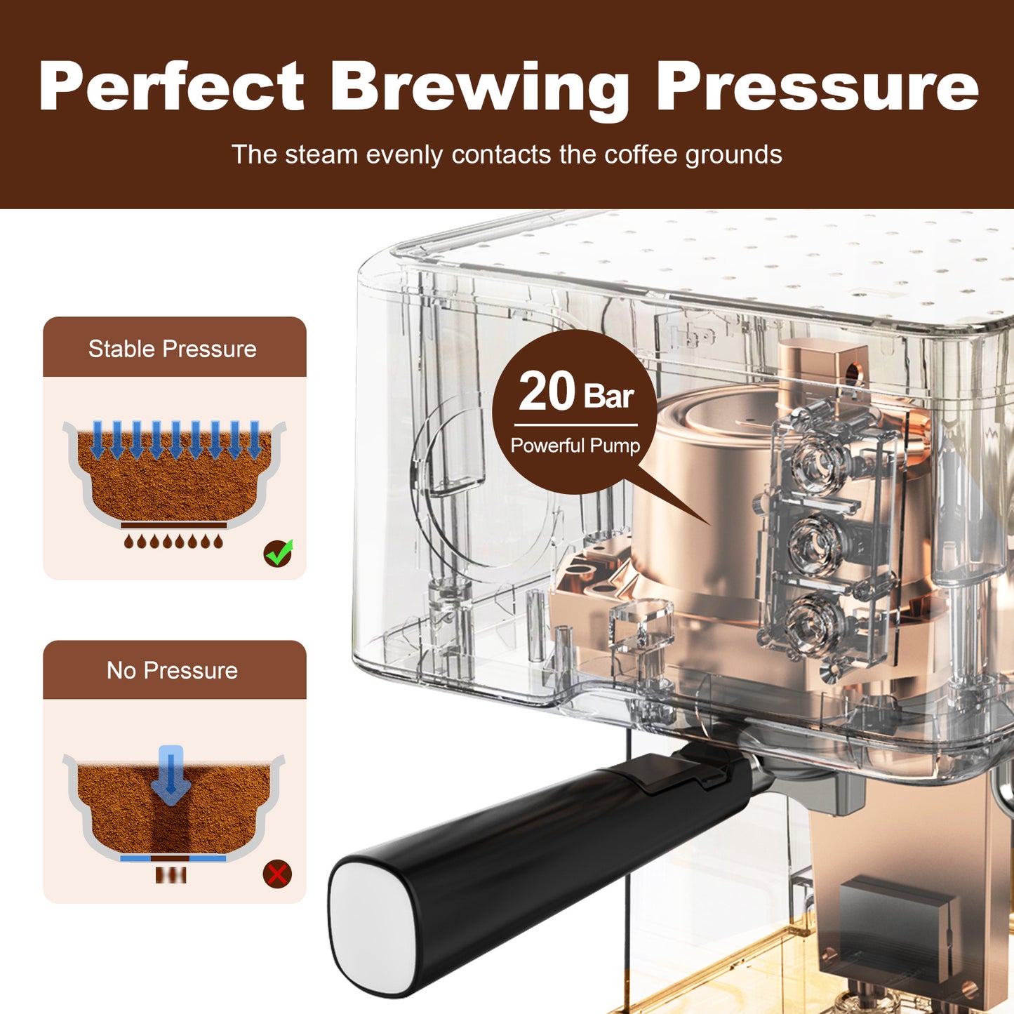 Geek Chef 20 Bar Espresso Machine