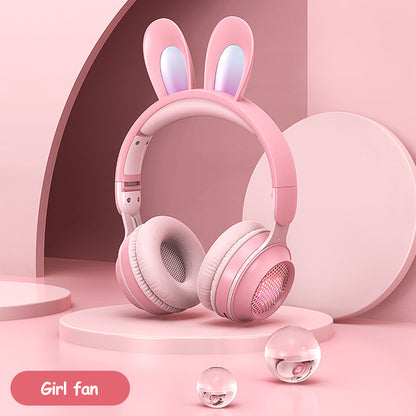 Wireless Rabbit Ear Luminous Extendable Headphones