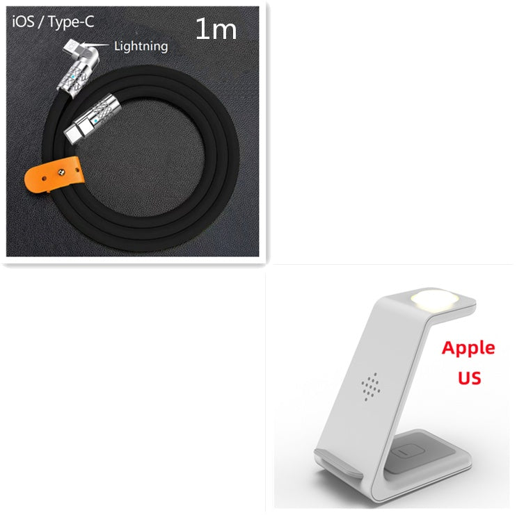 3-in-1 Fast Charging Wireless Stand & Dock