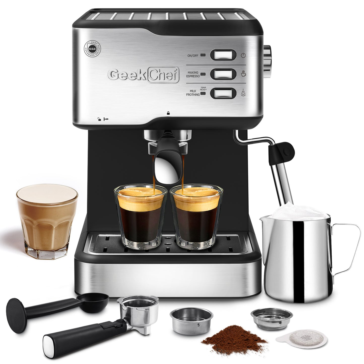 Geek Chef 20 Bar Espresso Machine
