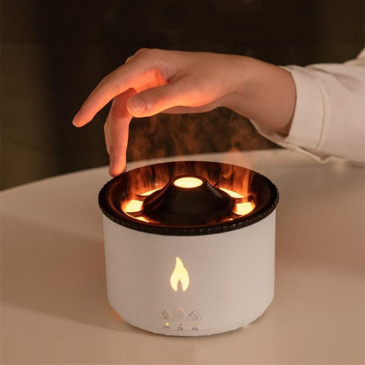 Creative Volcano Aromatherapy Flame Lamp