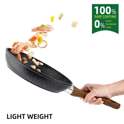 3-Piece Nonstick Frying Pan Set