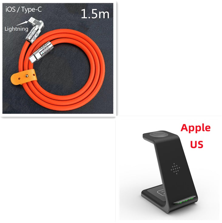 3-in-1 Fast Charging Wireless Stand & Dock