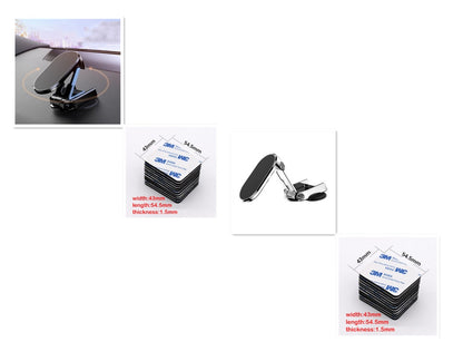 Foldable Metal Magnetic Car Phone Holder